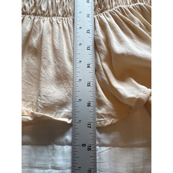 Ariat Chimayo Collection Embroidered Blouse M Cream Boho Western Peasant Top - Picture 7 of 12